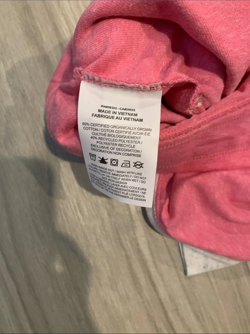 Nike Women's Coral Pink Athletic Shorts with White Trim